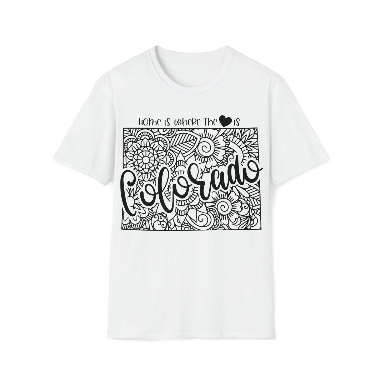 Colorado is Where the Heart is T-Shirt - HMDesignStudioUS