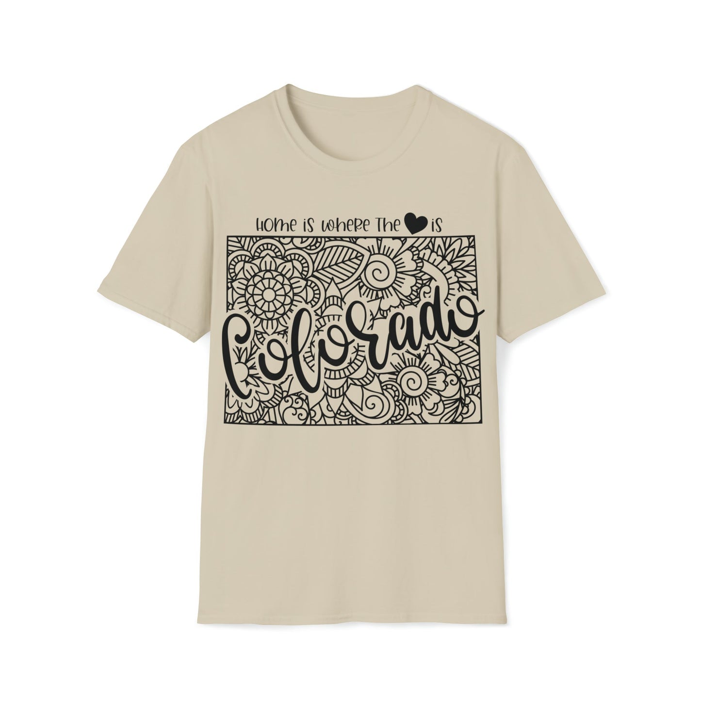 Colorado is Where the Heart is T-Shirt - HMDesignStudioUS