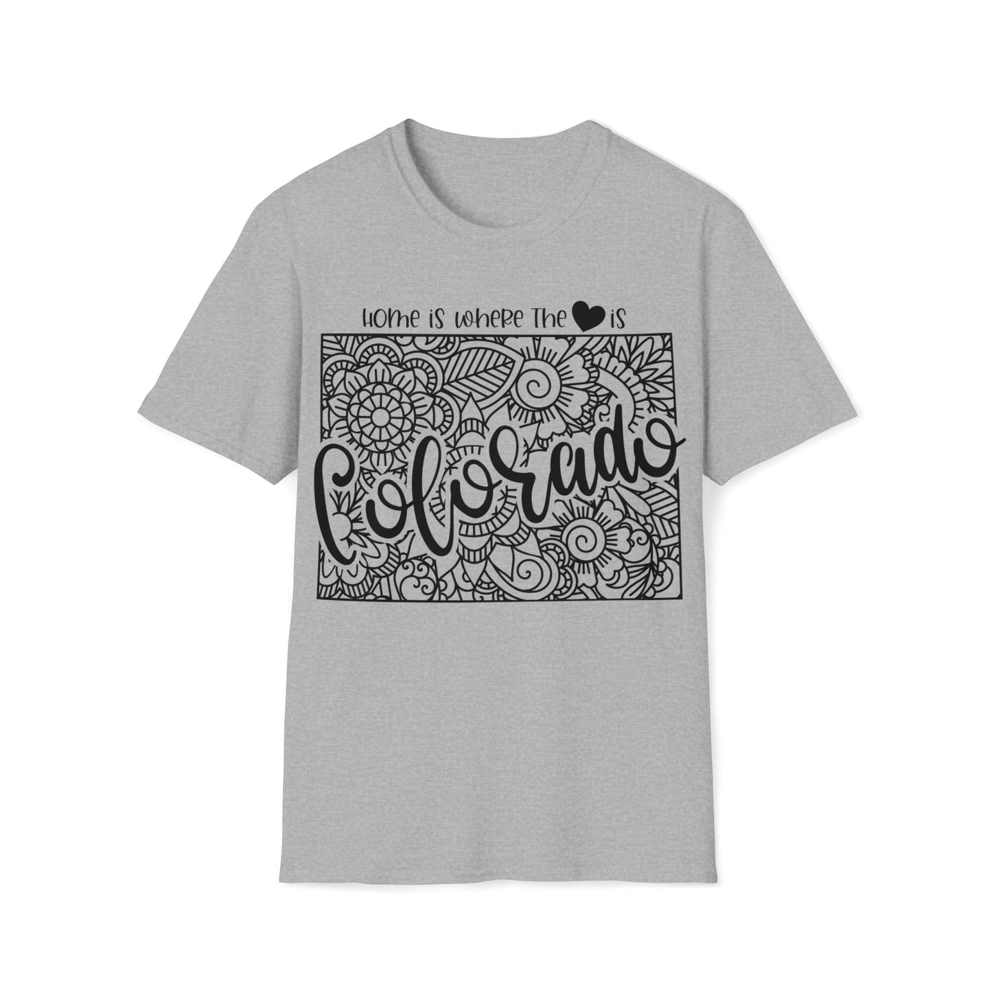 Colorado is Where the Heart is T-Shirt - HMDesignStudioUS