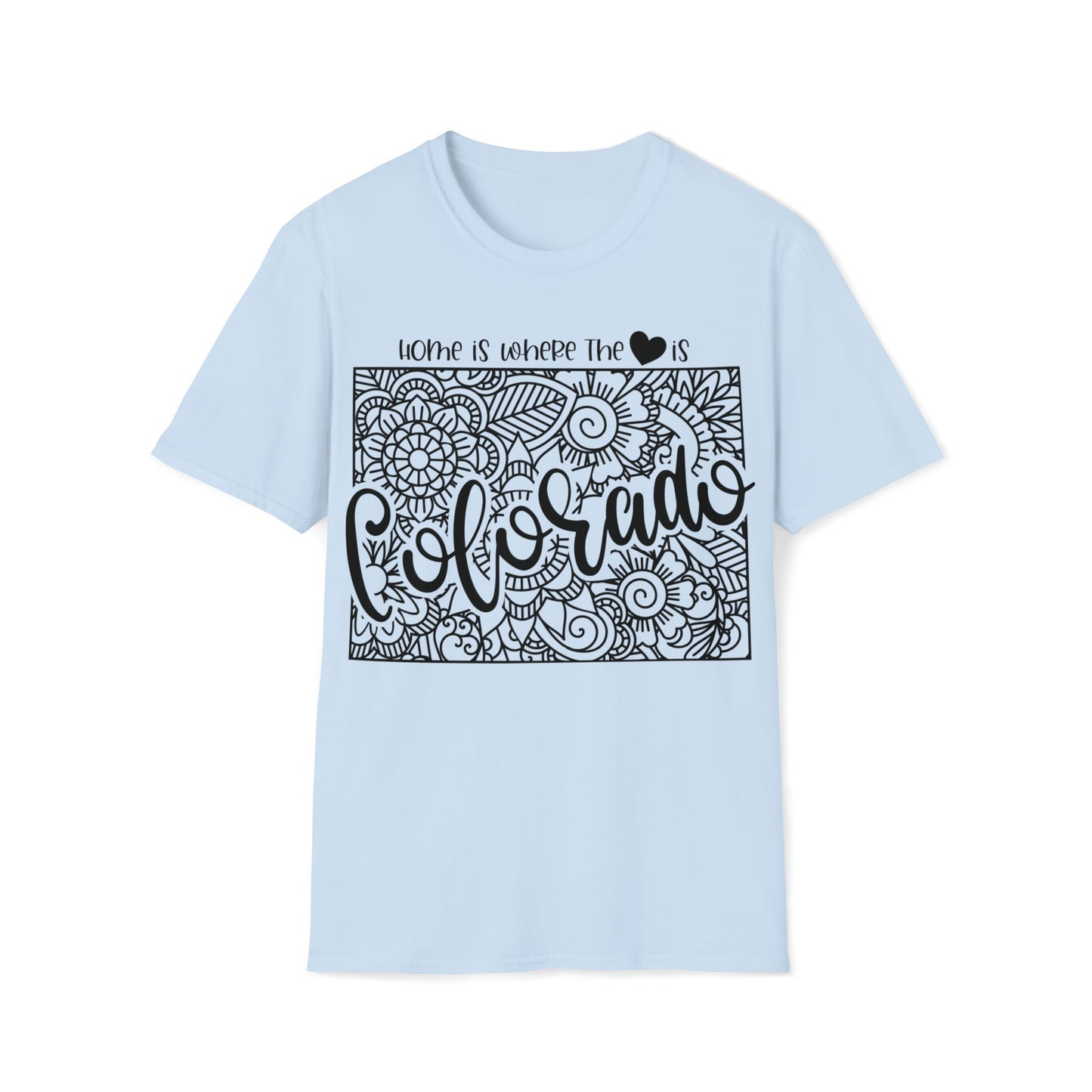 Colorado is Where the Heart is T-Shirt - HMDesignStudioUS
