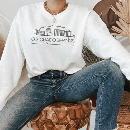 Colorado Springs Skyline Shirt - HMDesignStudioUS