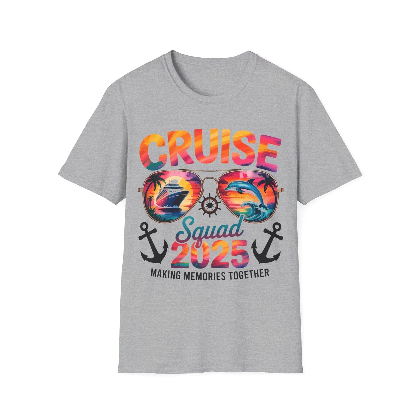 Cruise Squad Together T-Shirt, Unisex Tee, Vacation Apparel, Family Cruise Shirt, Summer Travel Gear - HMDesignStudioUS