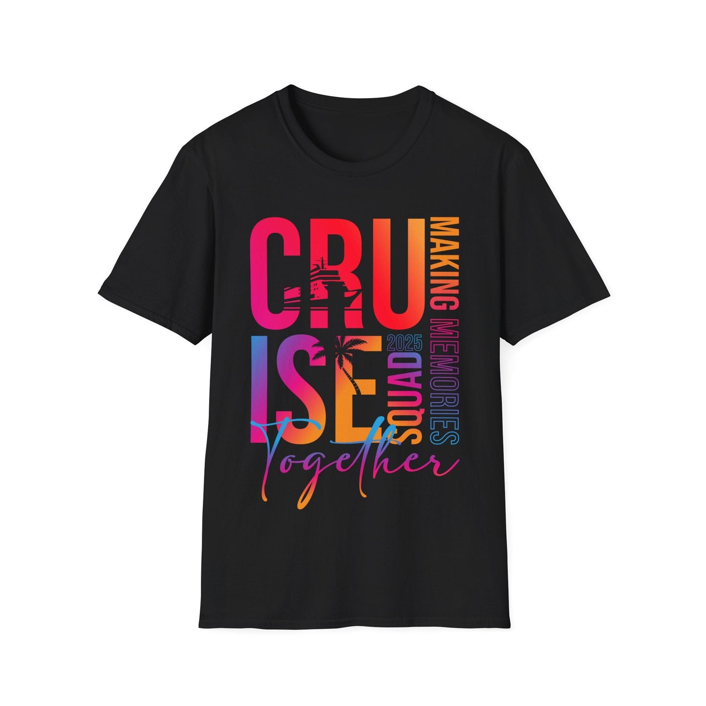 Cruise Squad Together T-Shirt, Unisex Tee, Vacation Apparel, Family Cruise Shirt, Summer Travel Gear - HMDesignStudioUS