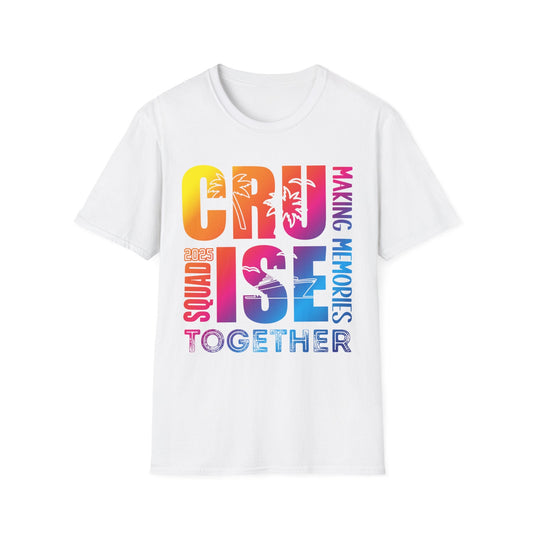 Cruise Squad Together T-Shirt, Unisex Tee, Vacation Apparel, Family Cruise Shirt, Summer Travel Gear - HMDesignStudioUS
