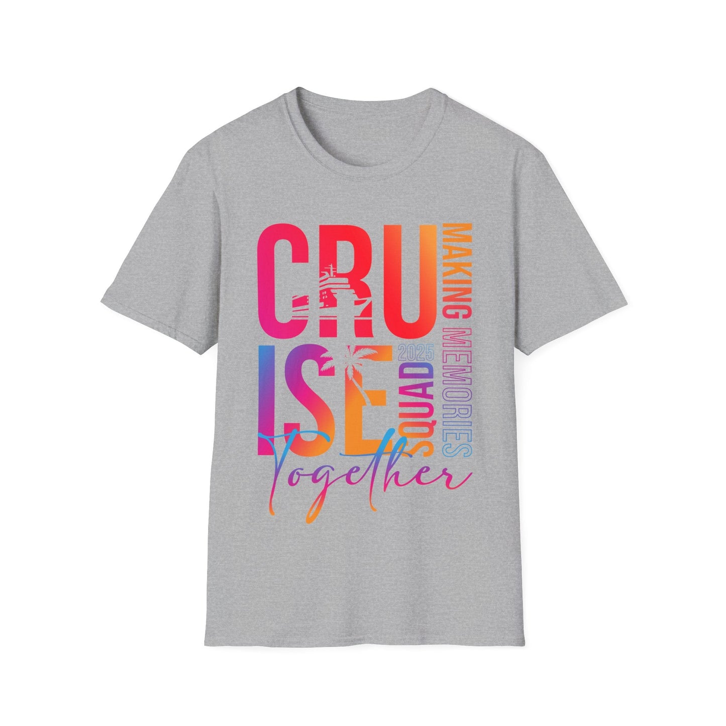 Cruise Squad Together T-Shirt, Unisex Tee, Vacation Apparel, Family Cruise Shirt, Summer Travel Gear - HMDesignStudioUS