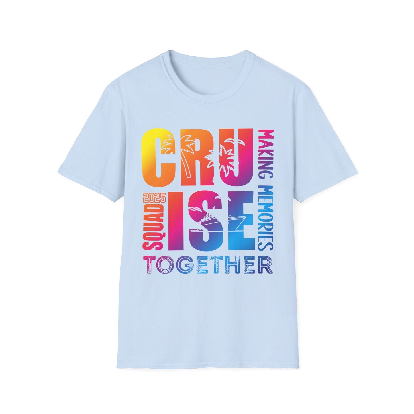 Cruise Squad Together T-Shirt, Unisex Tee, Vacation Apparel, Family Cruise Shirt, Summer Travel Gear - HMDesignStudioUS