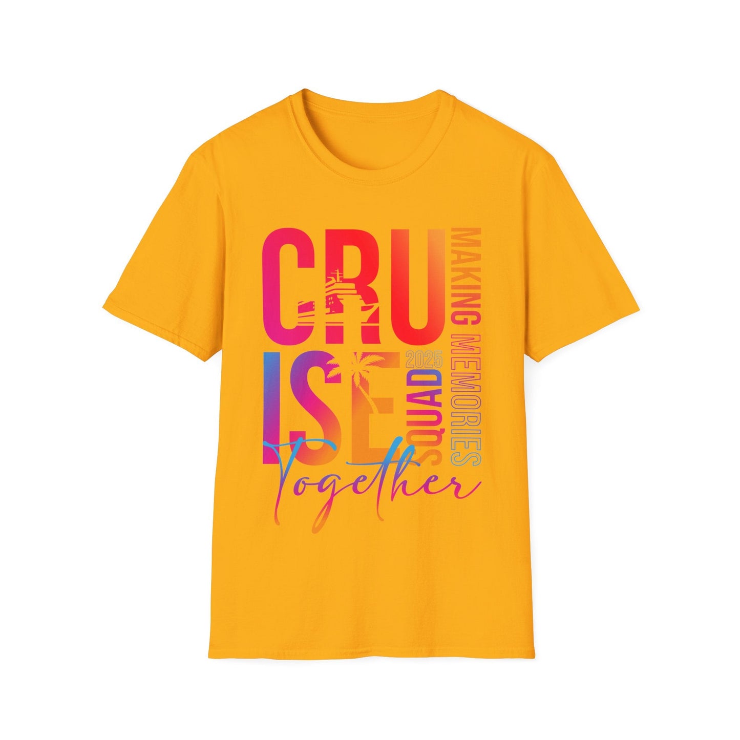 Cruise Squad Together T-Shirt, Unisex Tee, Vacation Apparel, Family Cruise Shirt, Summer Travel Gear - HMDesignStudioUS
