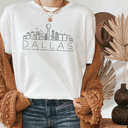Dallas Skyline Shirt - HMDesignStudioUS