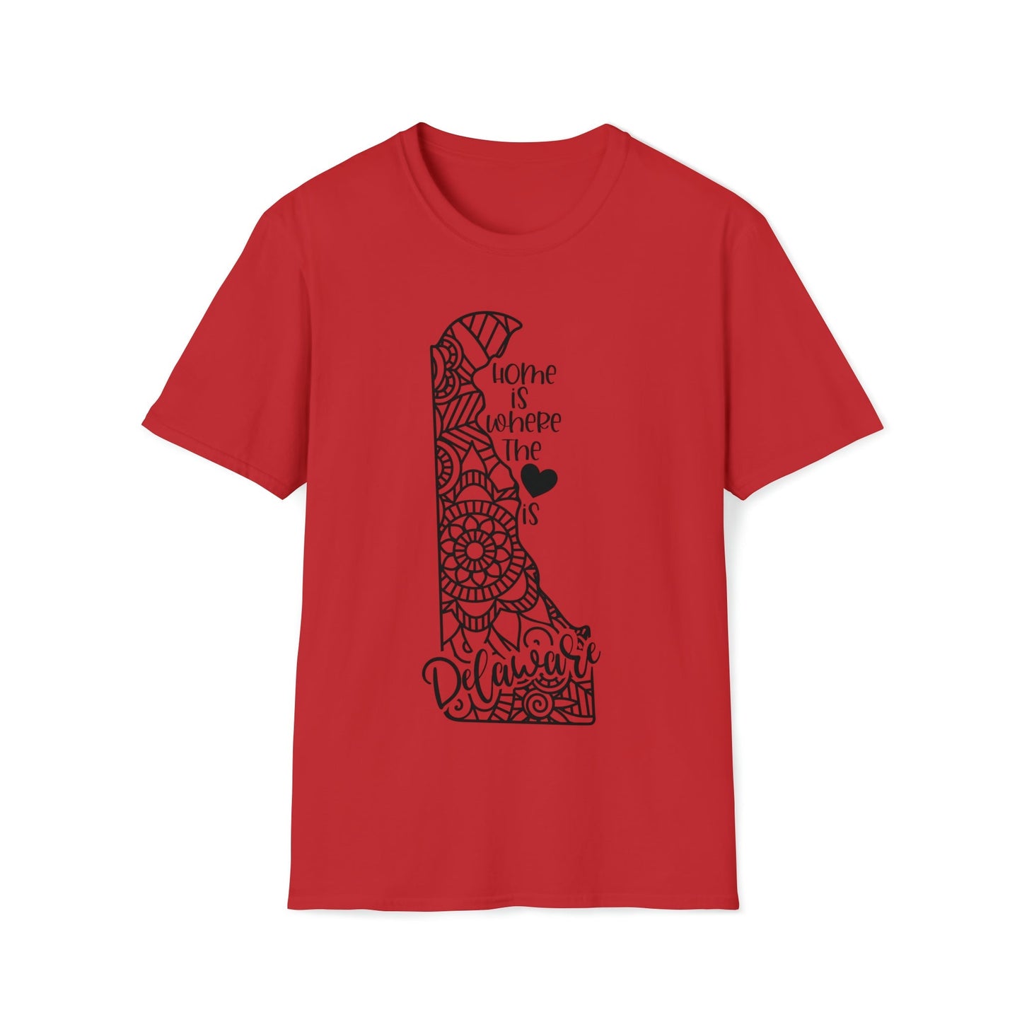 Delaware is Where the Heart is T-Shirt - HMDesignStudioUS
