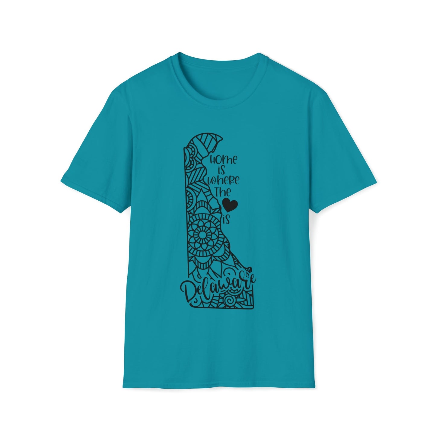 Delaware is Where the Heart is T-Shirt - HMDesignStudioUS