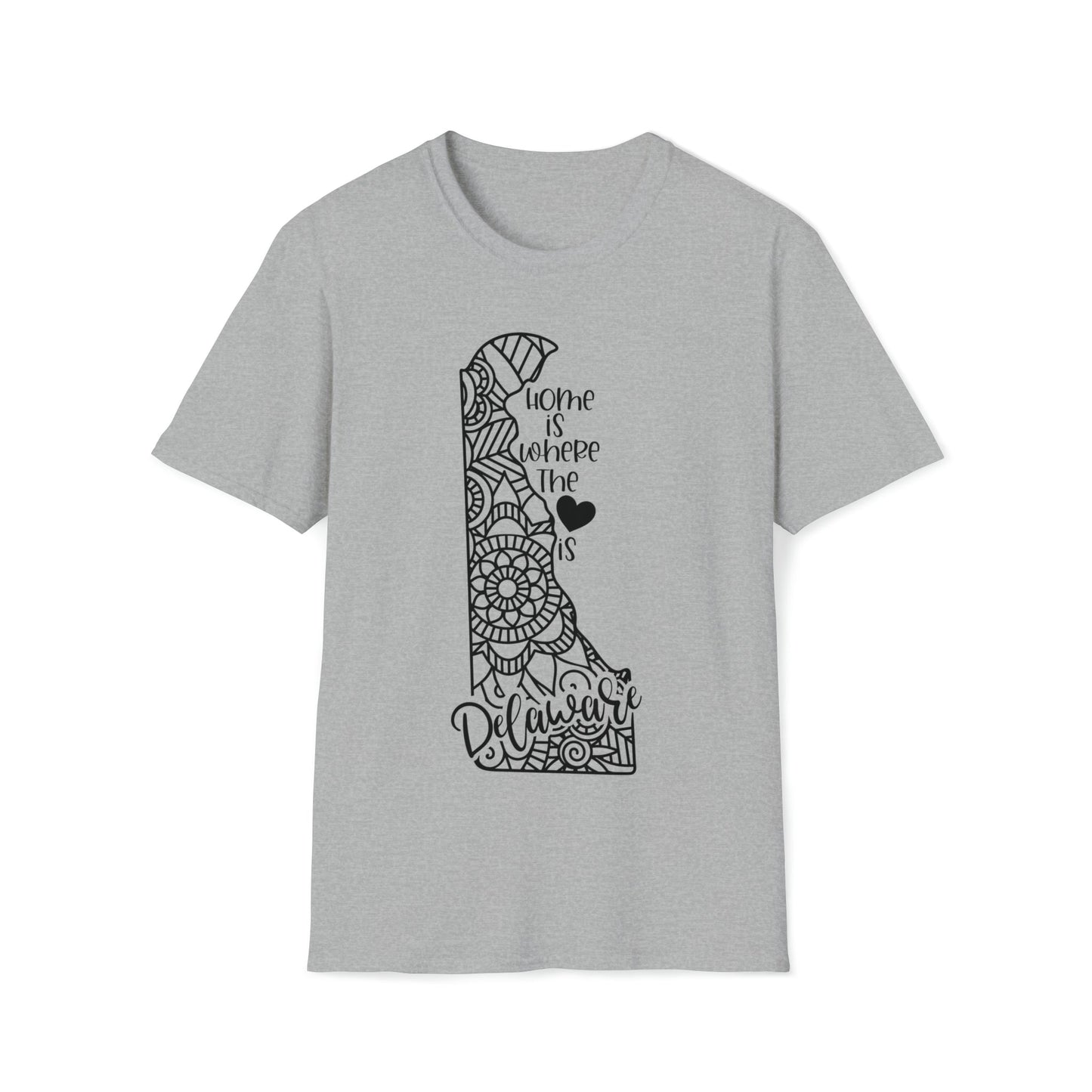 Delaware is Where the Heart is T-Shirt - HMDesignStudioUS