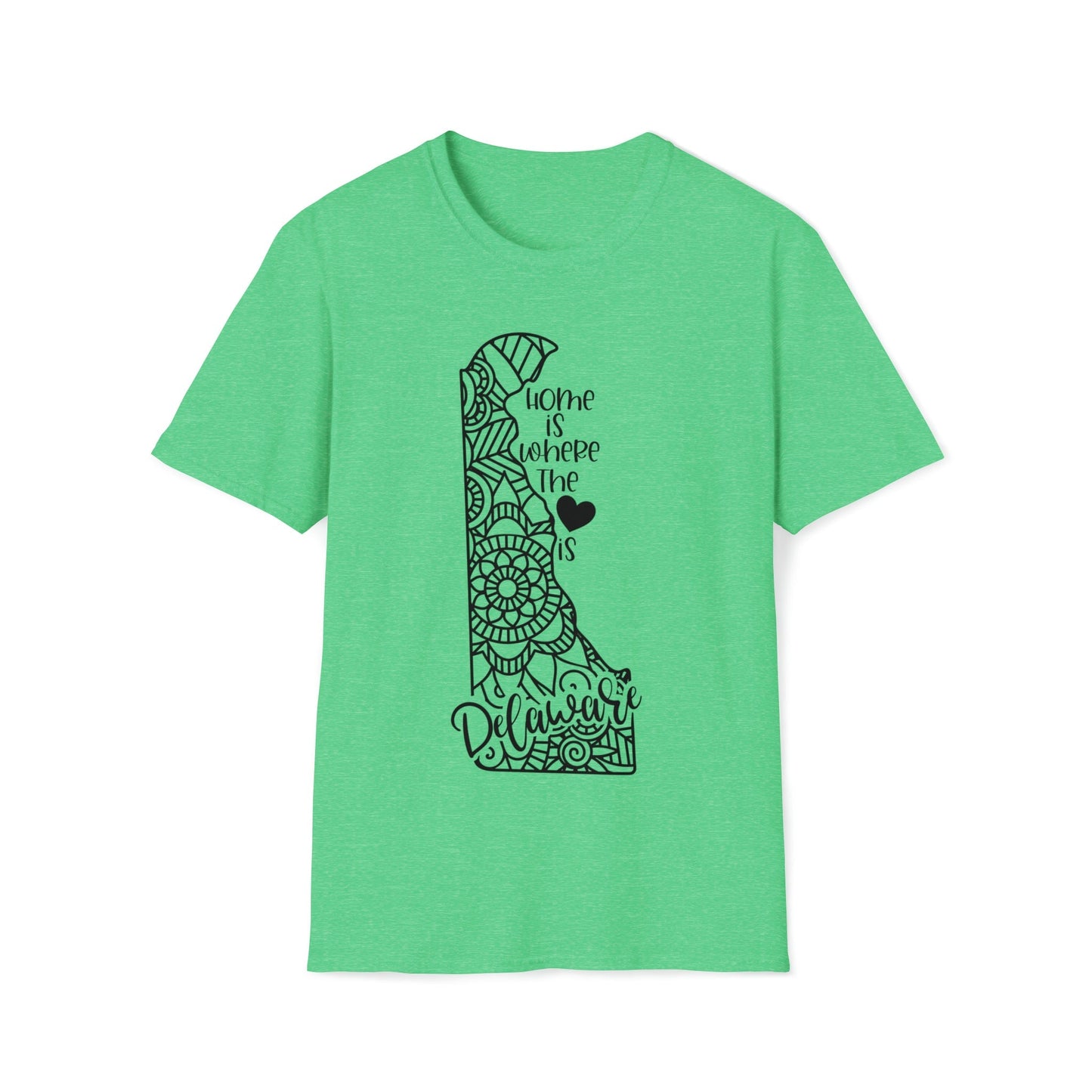 Delaware is Where the Heart is T-Shirt - HMDesignStudioUS