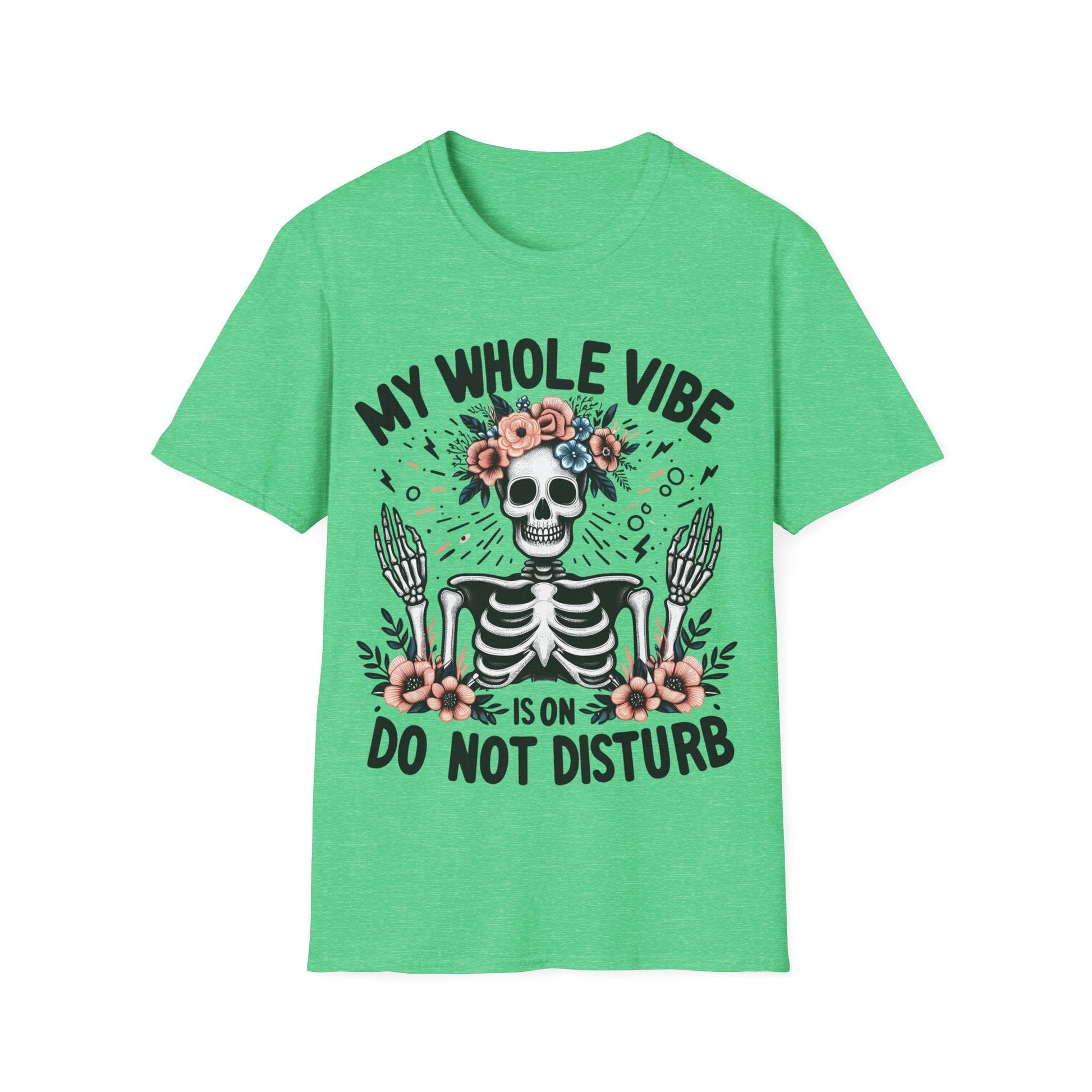 Do No Disturb Funny Skeleton T-Shirt - HMDesignStudioUS