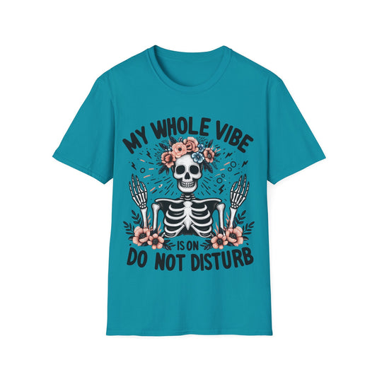 Do No Disturb Funny Skeleton T-Shirt - HMDesignStudioUS