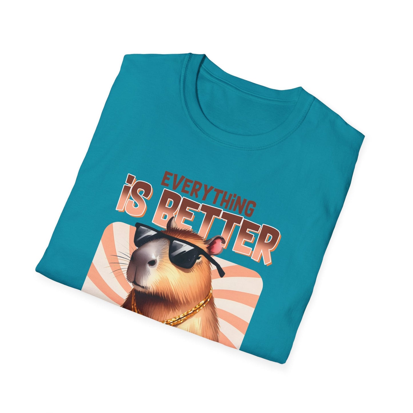Everything Is Better with a Capybara T-Shirt - HMDesignStudioUS