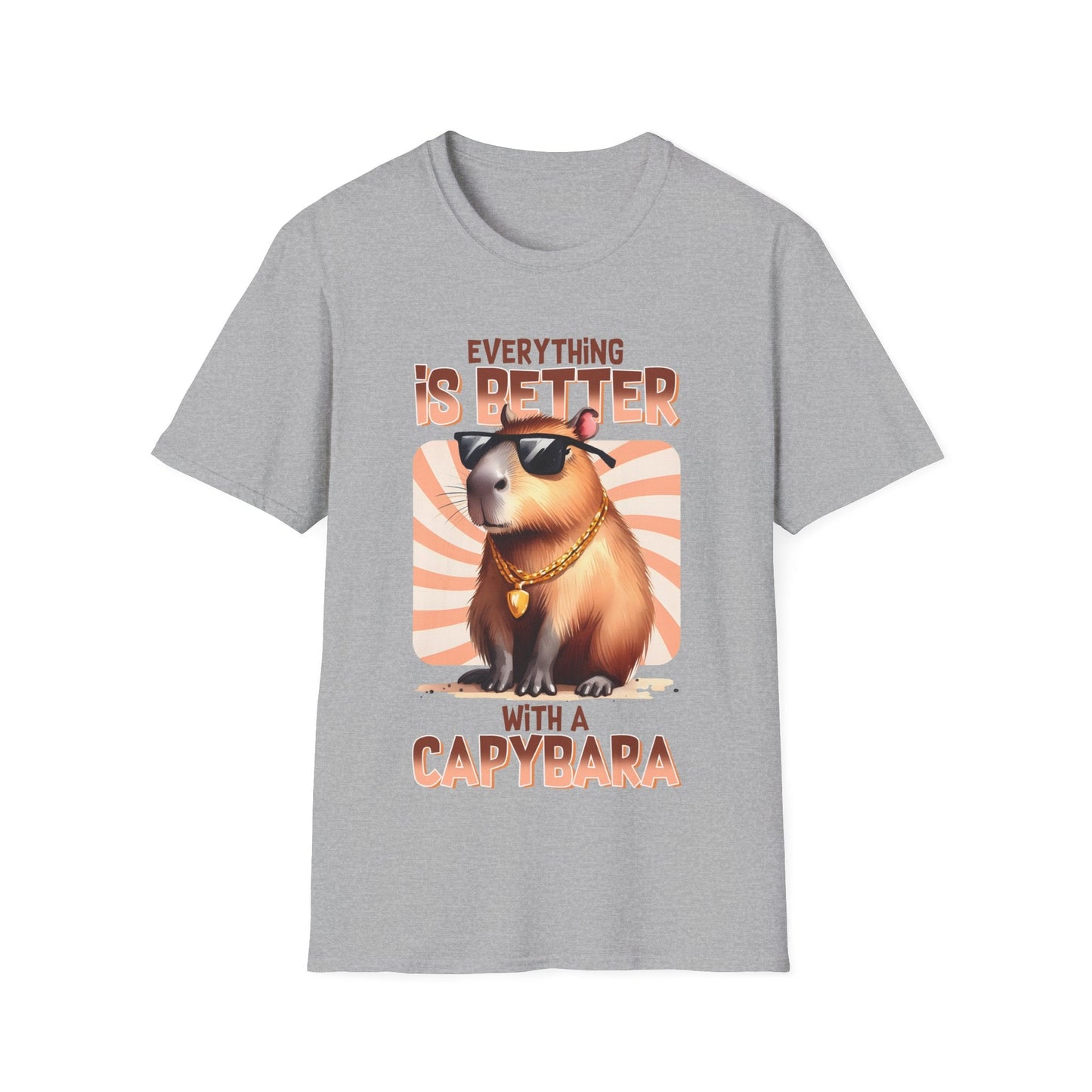 Everything Is Better with a Capybara T-Shirt - HMDesignStudioUS