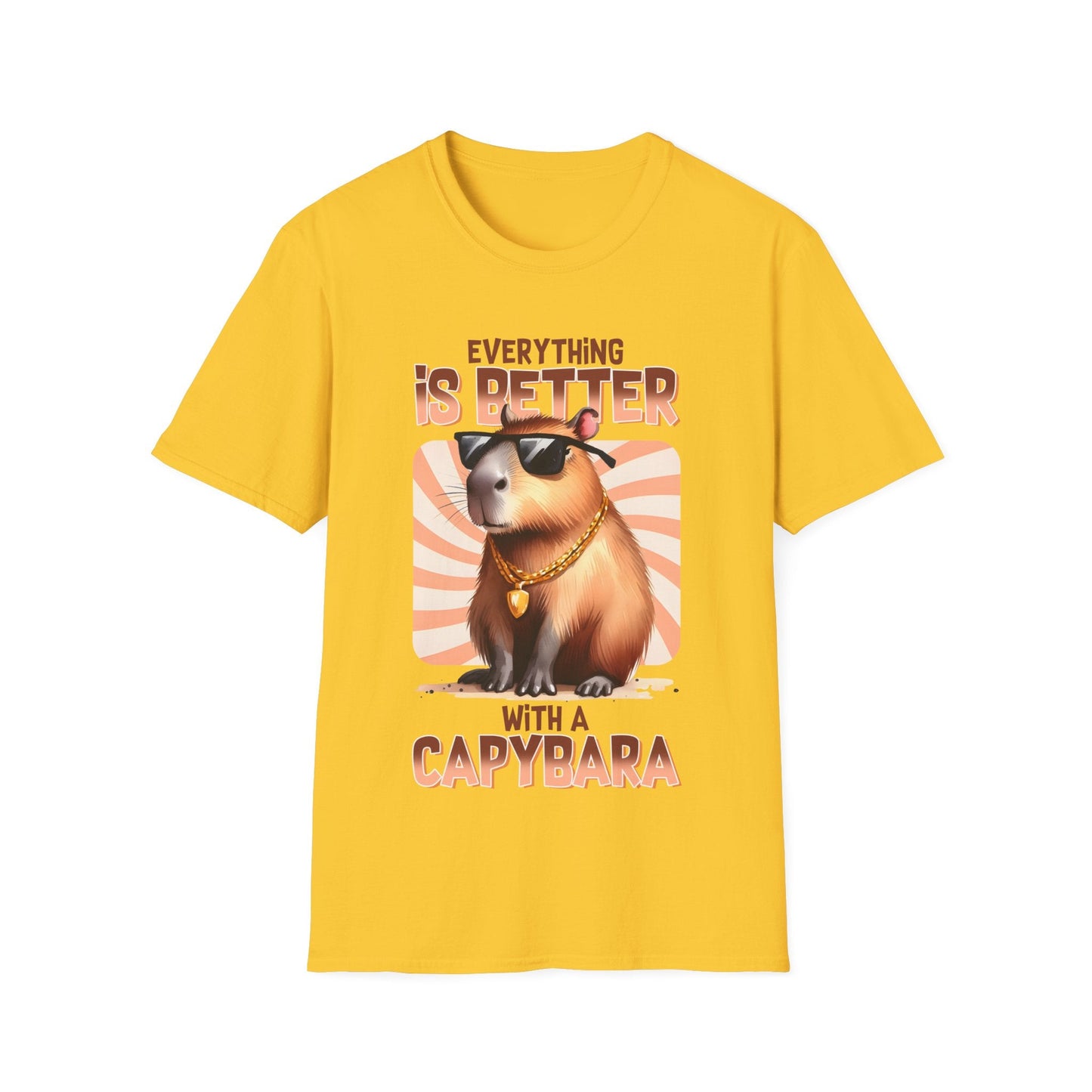 Everything Is Better with a Capybara T-Shirt - HMDesignStudioUS