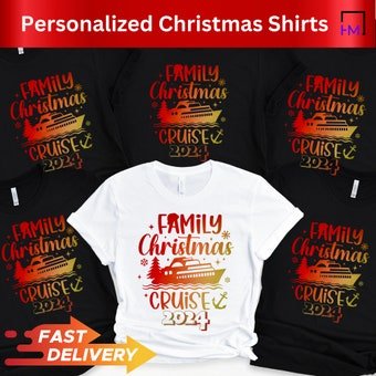 Family Christmas Cruise 2025 Shirt – Matching Holiday Vacation Tees for Group Cruises, Reunions, or Winter Getaways - HMDesignStudioUS
