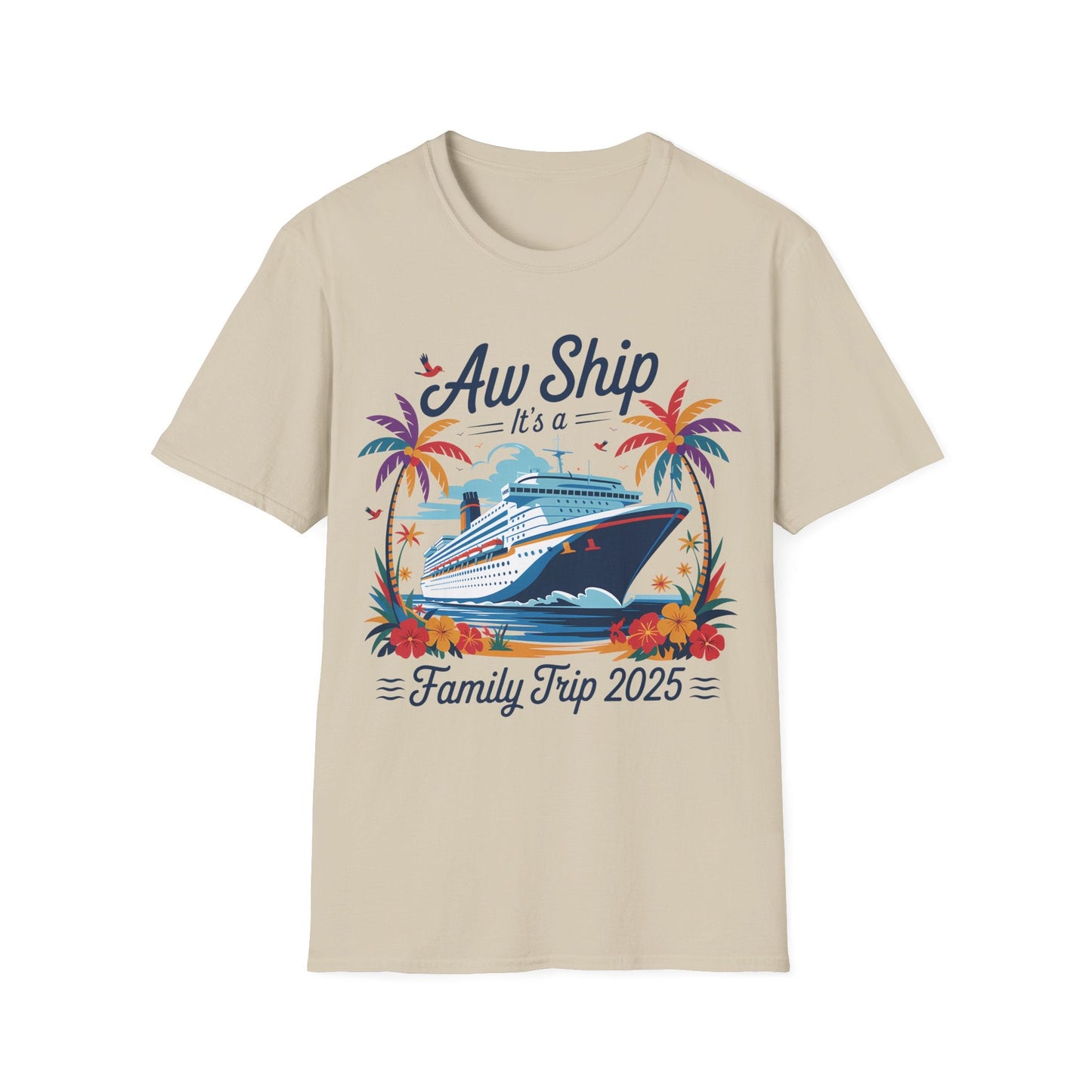Family Cruise T-Shirt, Vacation Tee, Summer Trip Shirt, Group Tour Apparel, Customizable Family Wear - HMDesignStudioUS