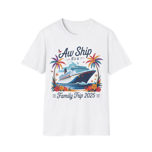 Family Cruise T-Shirt, Vacation Tee, Summer Trip Shirt, Group Tour Apparel, Customizable Family Wear - HMDesignStudioUS