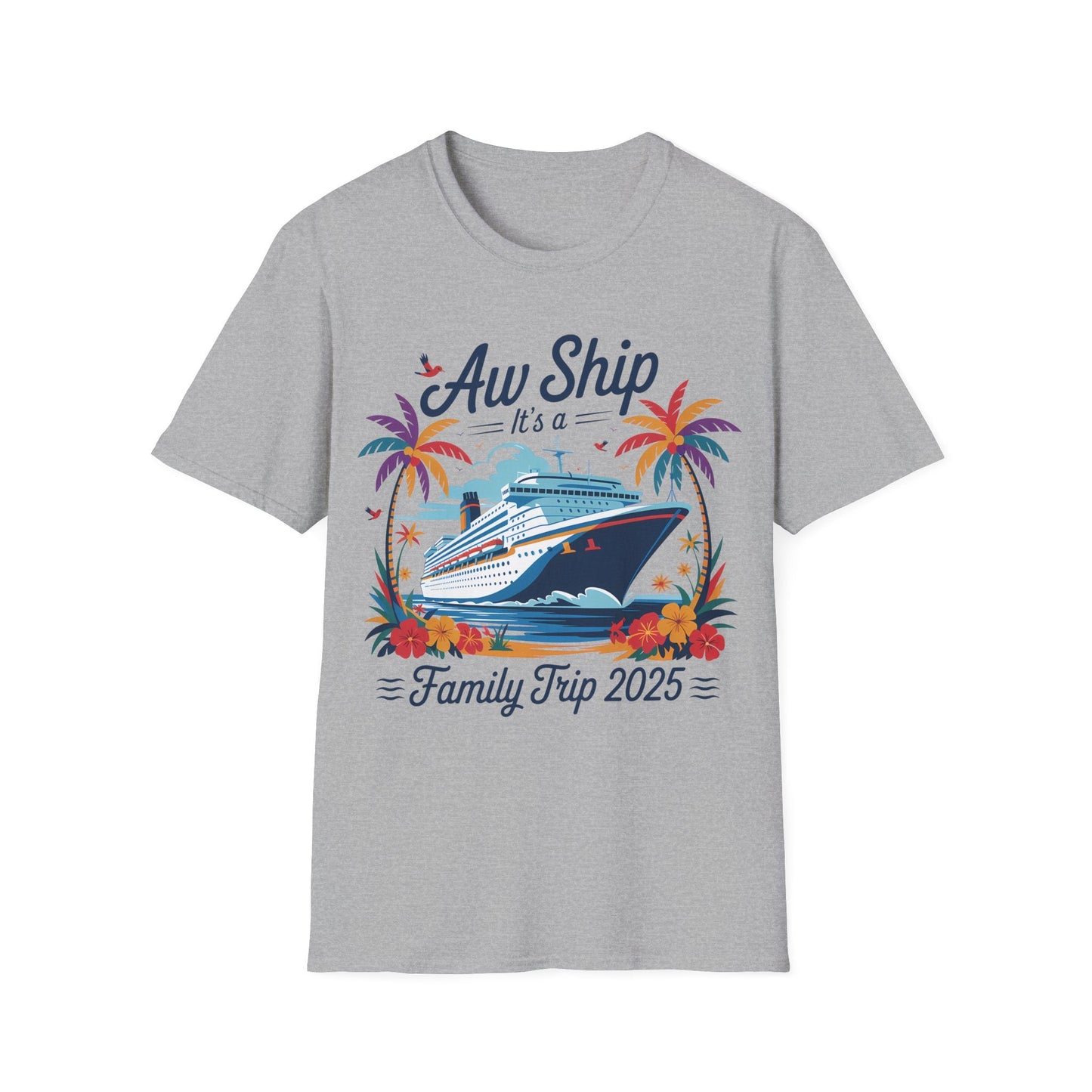 Family Cruise T-Shirt, Vacation Tee, Summer Trip Shirt, Group Tour Apparel, Customizable Family Wear - HMDesignStudioUS