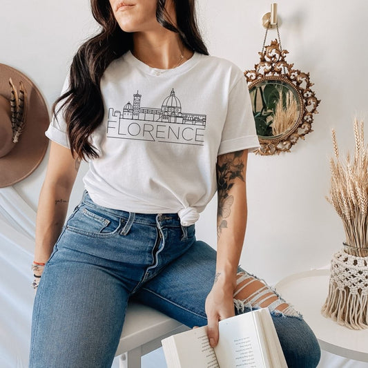Florence Landmarks Shirt - HMDesignStudioUS