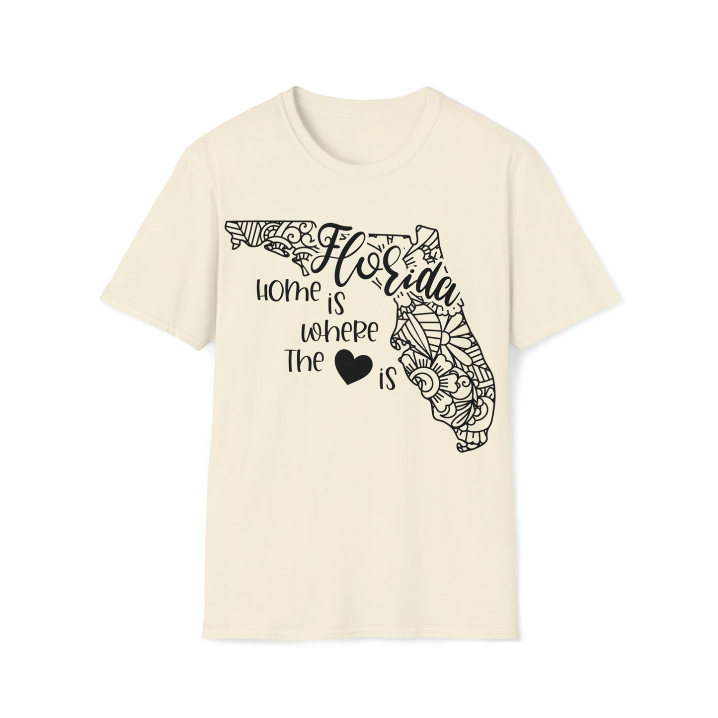 Florida is Where the Heart is T-Shirt - HMDesignStudioUS