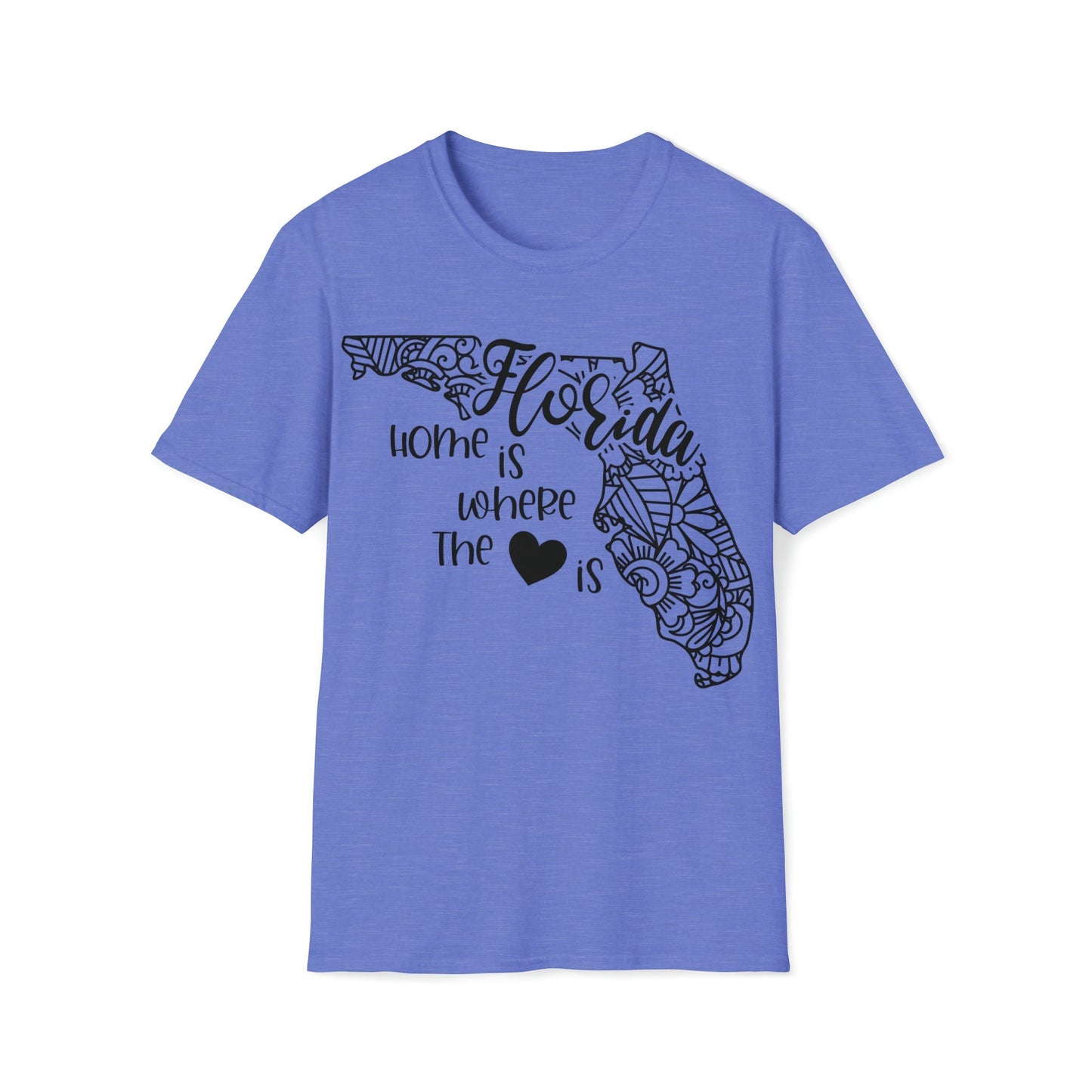 Florida is Where the Heart is T-Shirt - HMDesignStudioUS
