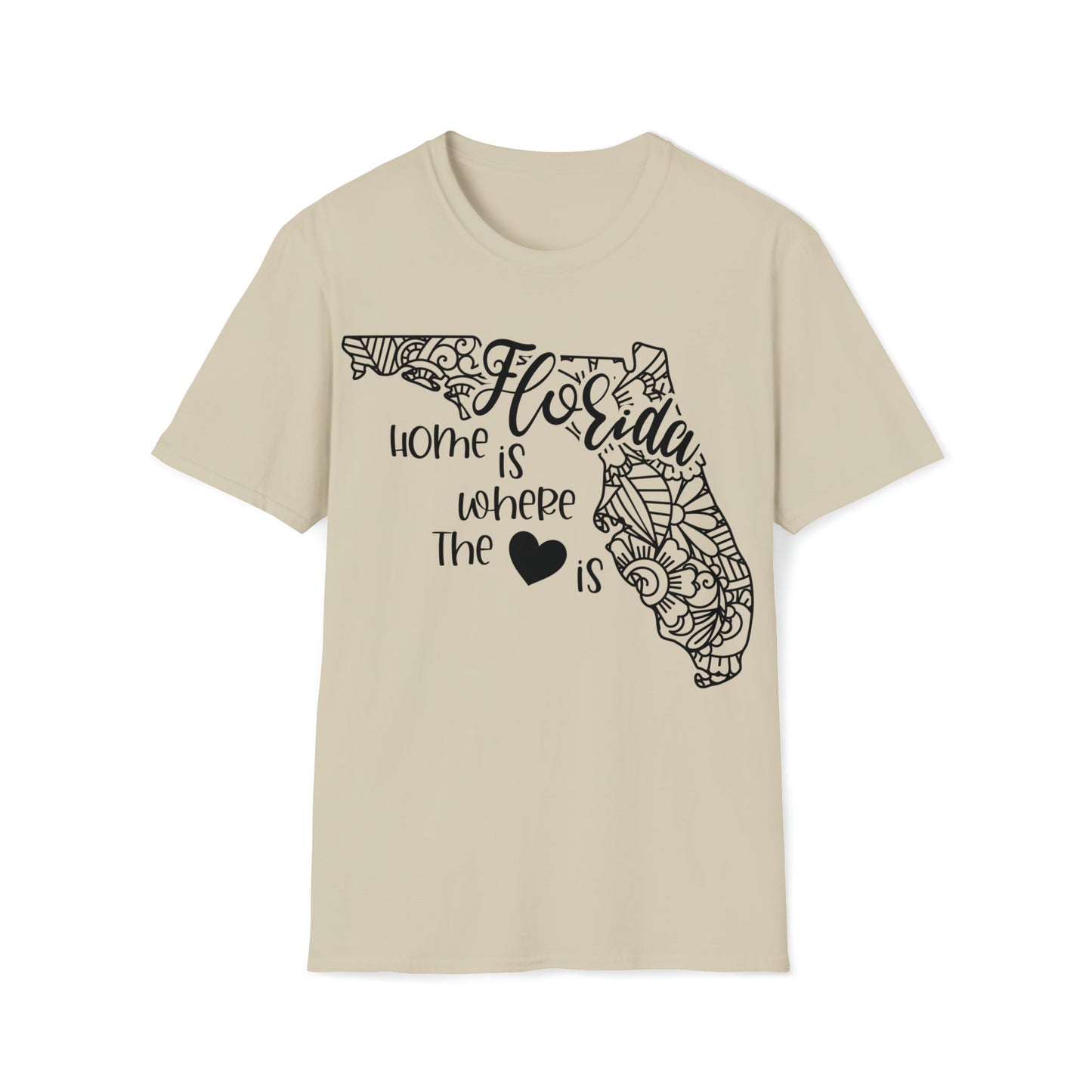 Florida is Where the Heart is T-Shirt - HMDesignStudioUS
