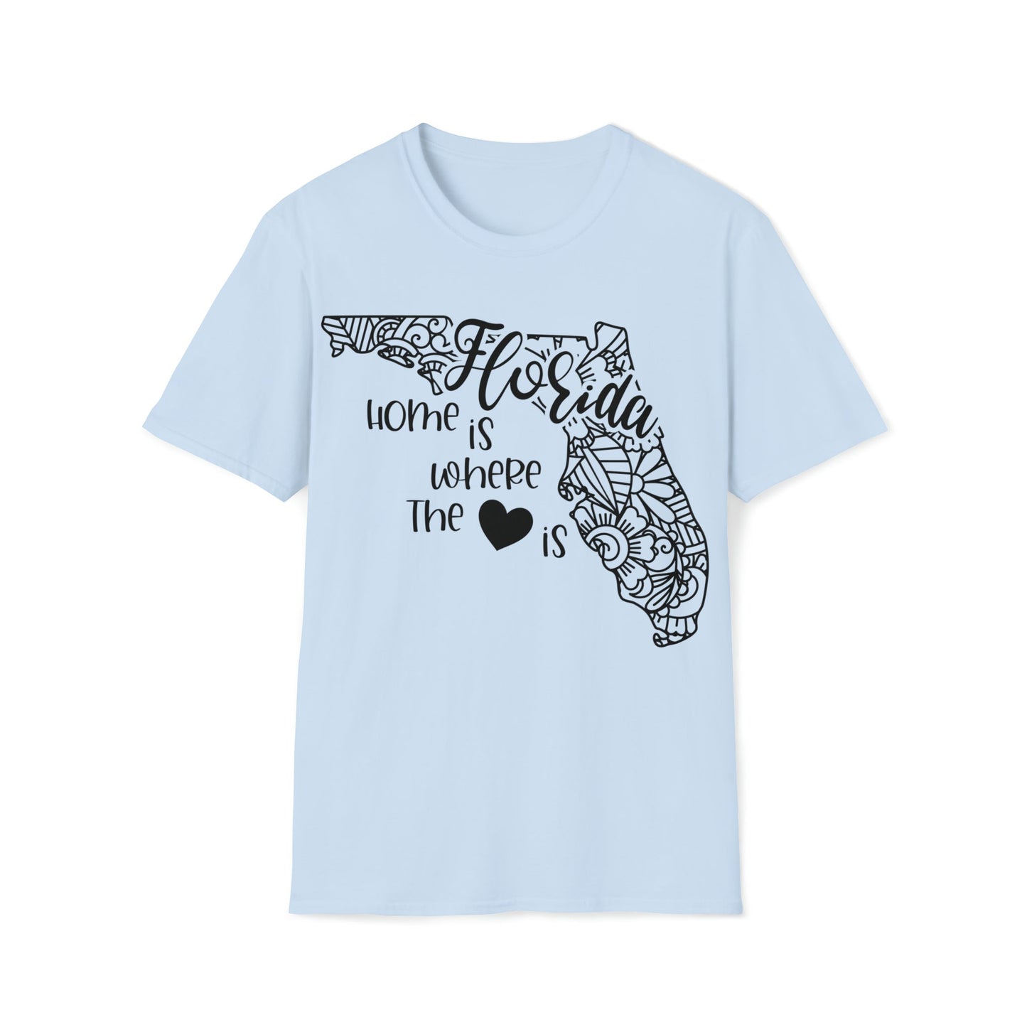 Florida is Where the Heart is T-Shirt - HMDesignStudioUS