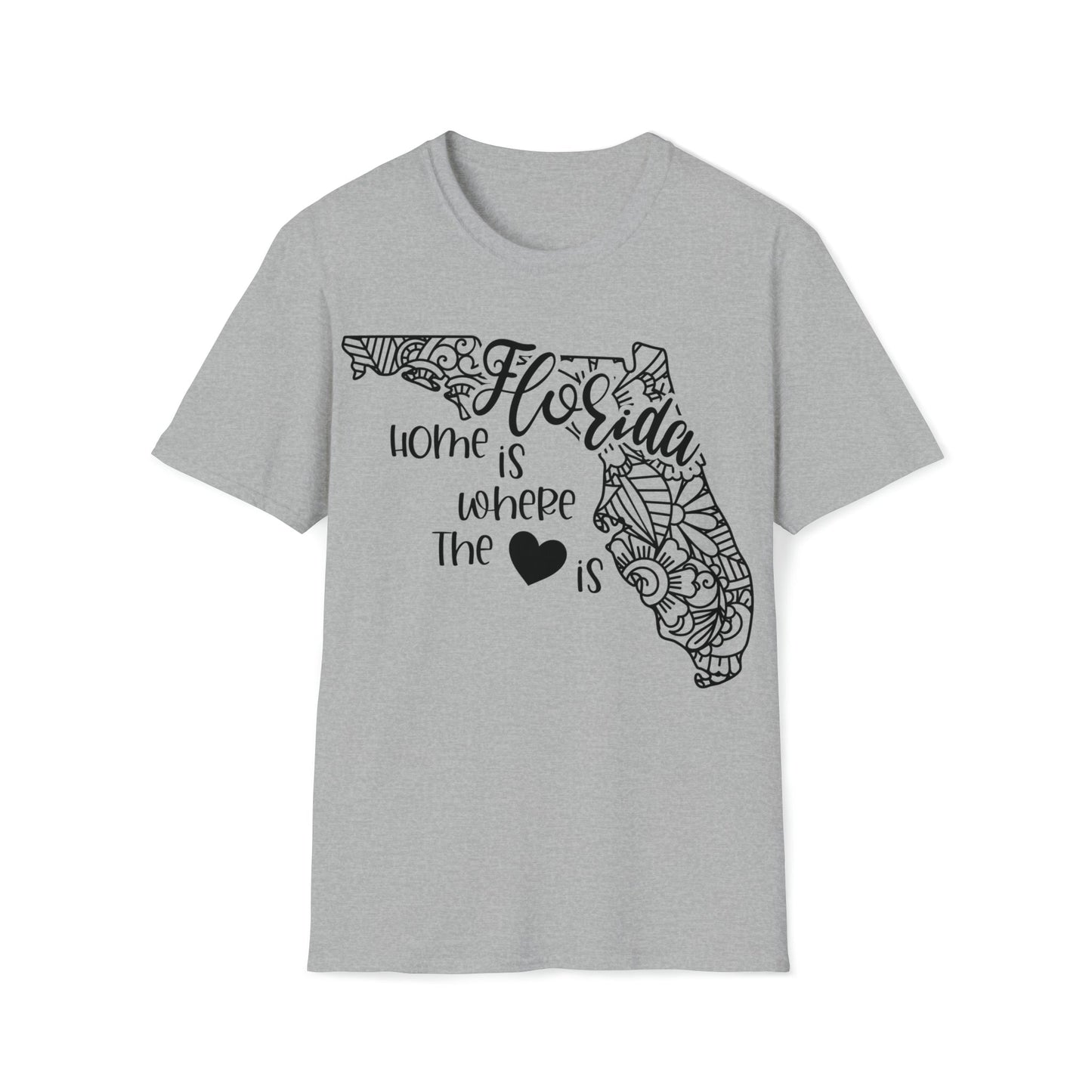 Florida is Where the Heart is T-Shirt - HMDesignStudioUS