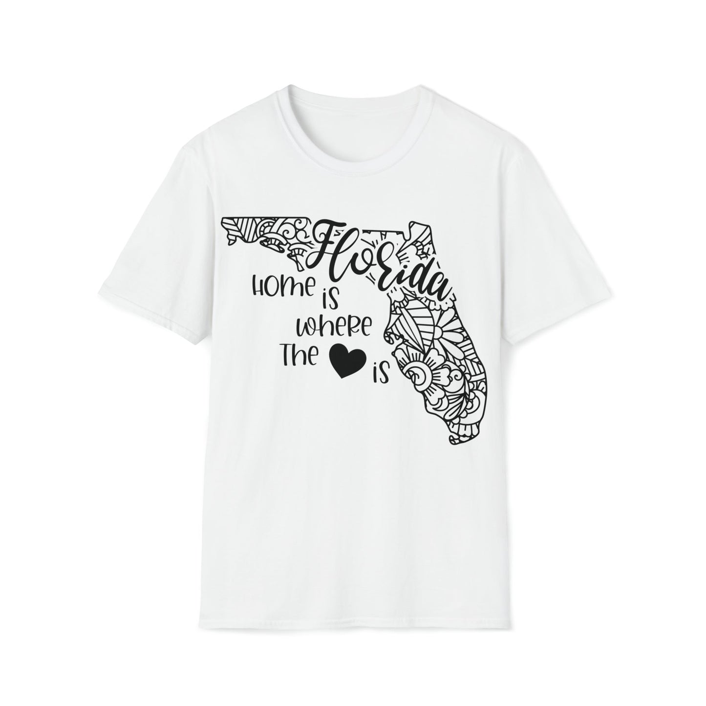 Florida is Where the Heart is T-Shirt - HMDesignStudioUS