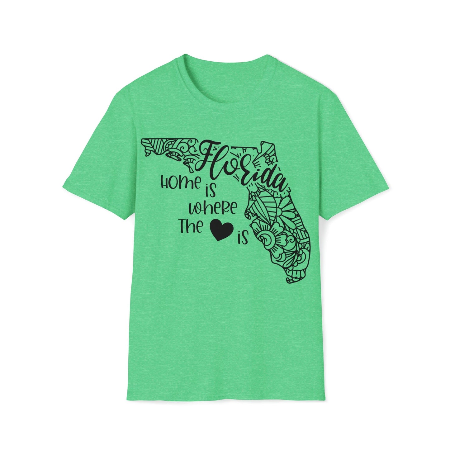 Florida is Where the Heart is T-Shirt - HMDesignStudioUS