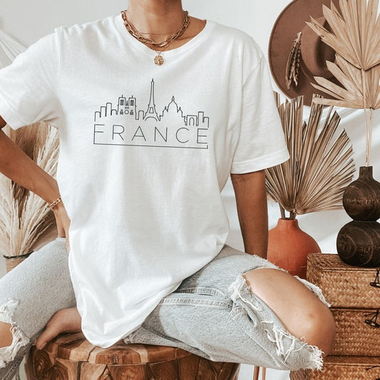 France Landmarks Shirt - HMDesignStudioUS