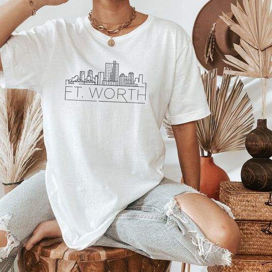 Ft. Worth Skyline Shirt - HMDesignStudioUS