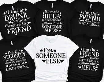 Funny Matching Girls Trip Shirts – Group Tees with Different Sayings for Bachelorette Party, Sisters Trip, Summer Vacation, Road Trip, or Best Friends - HMDesignStudioUS