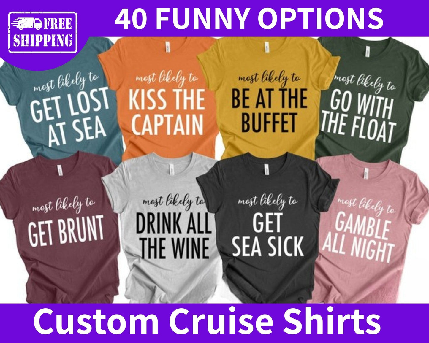 Funny “Most Likely To” Cruise Shirts – 40 Hilarious Options for Girls Trip, Birthday, or Cruise Squad Tees - HMDesignStudioUS
