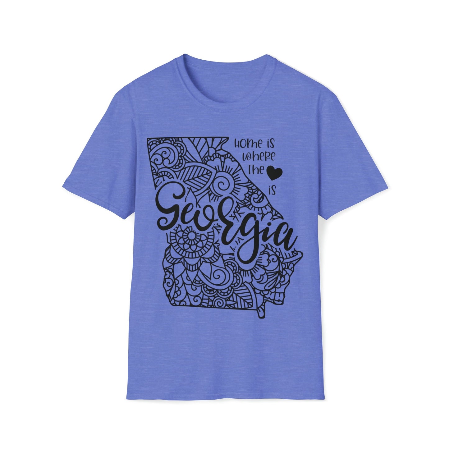 Georgia is Where the Heart is T-Shirt - HMDesignStudioUS