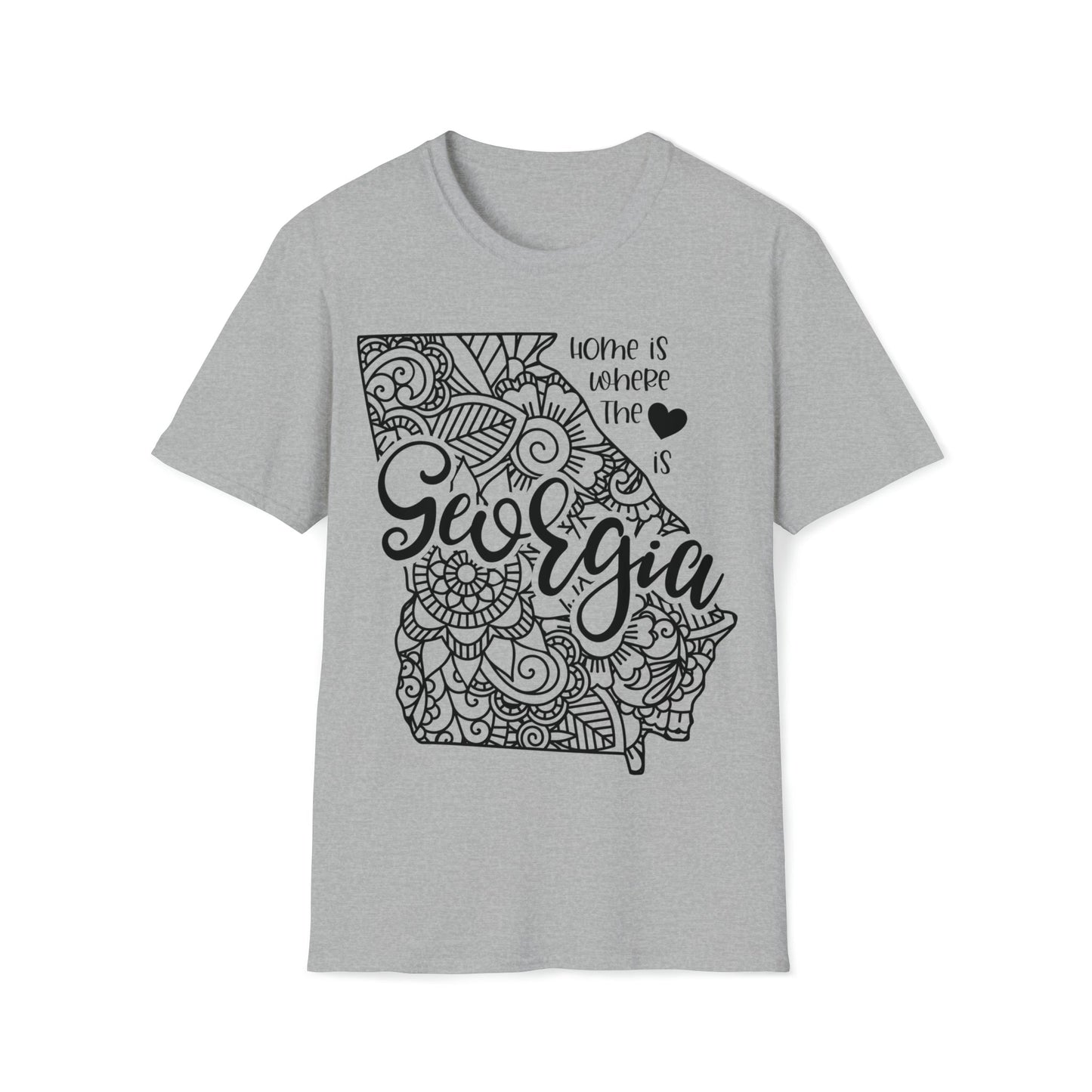 Georgia is Where the Heart is T-Shirt - HMDesignStudioUS