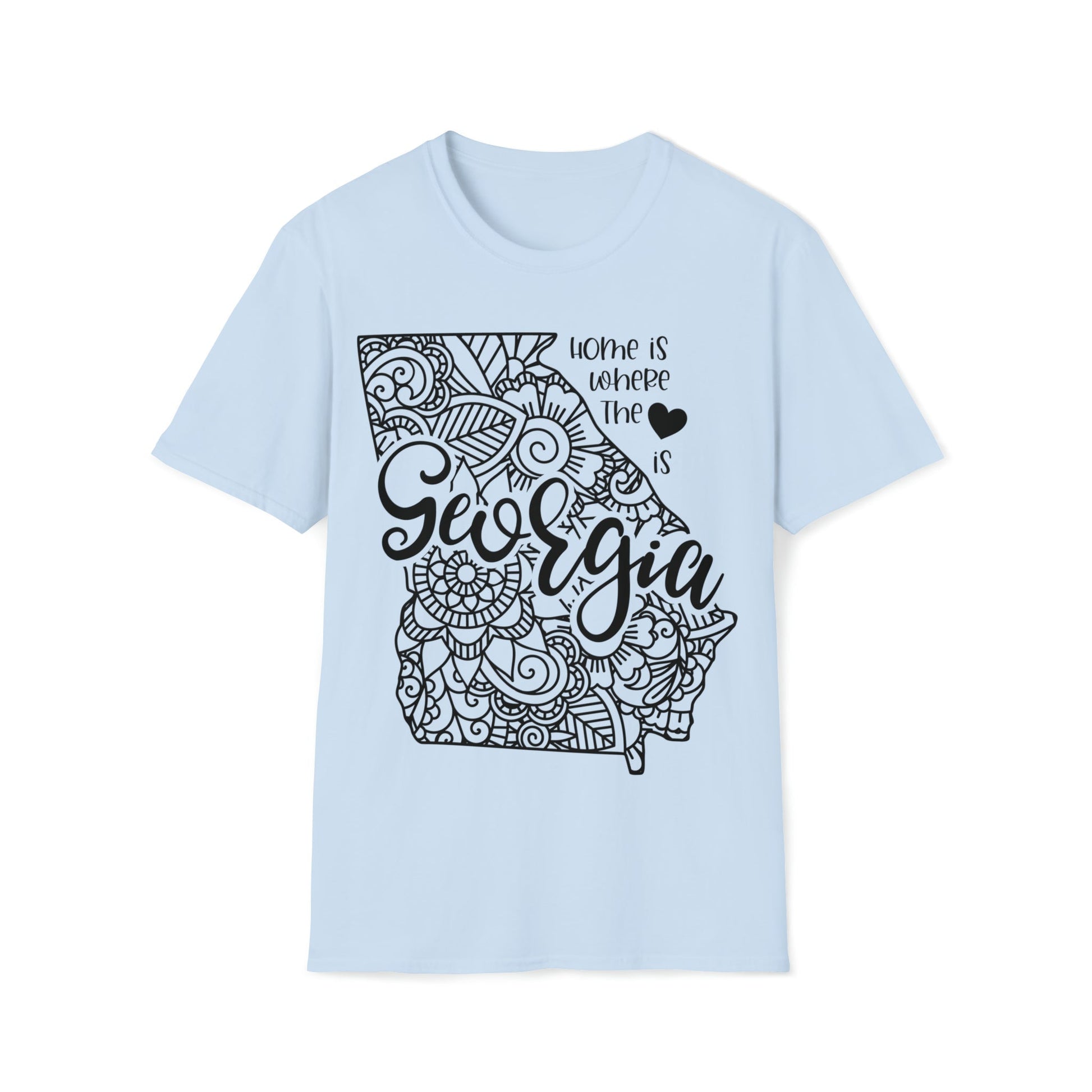 Georgia is Where the Heart is T-Shirt - HMDesignStudioUS