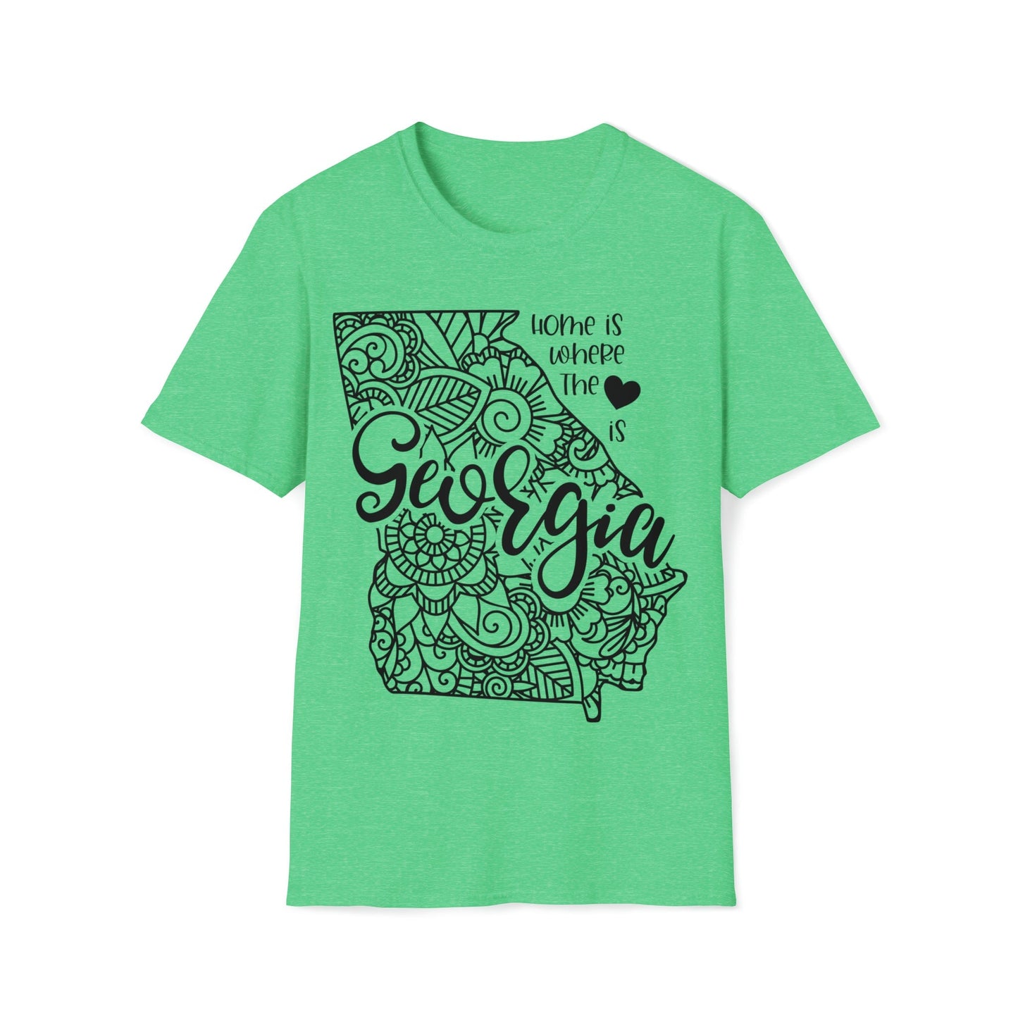 Georgia is Where the Heart is T-Shirt - HMDesignStudioUS