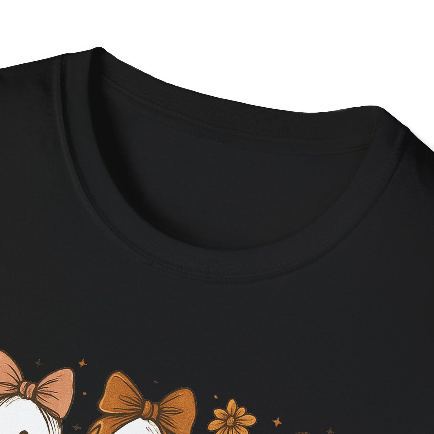 Halloween Squad Ghouls T-Shirt, Unisex Softstyle Tee for Fall Festivities, Cute Ghost Graphic Shirt, Autumn Gift, Spooky Season Apparel - HMDesignStudioUS