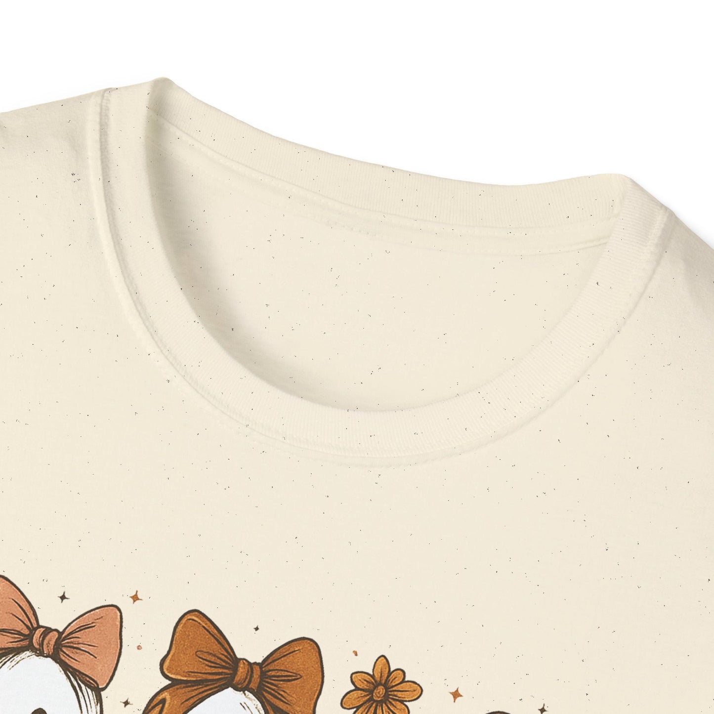 Halloween Squad Ghouls T-Shirt, Unisex Softstyle Tee for Fall Festivities, Cute Ghost Graphic Shirt, Autumn Gift, Spooky Season Apparel - HMDesignStudioUS