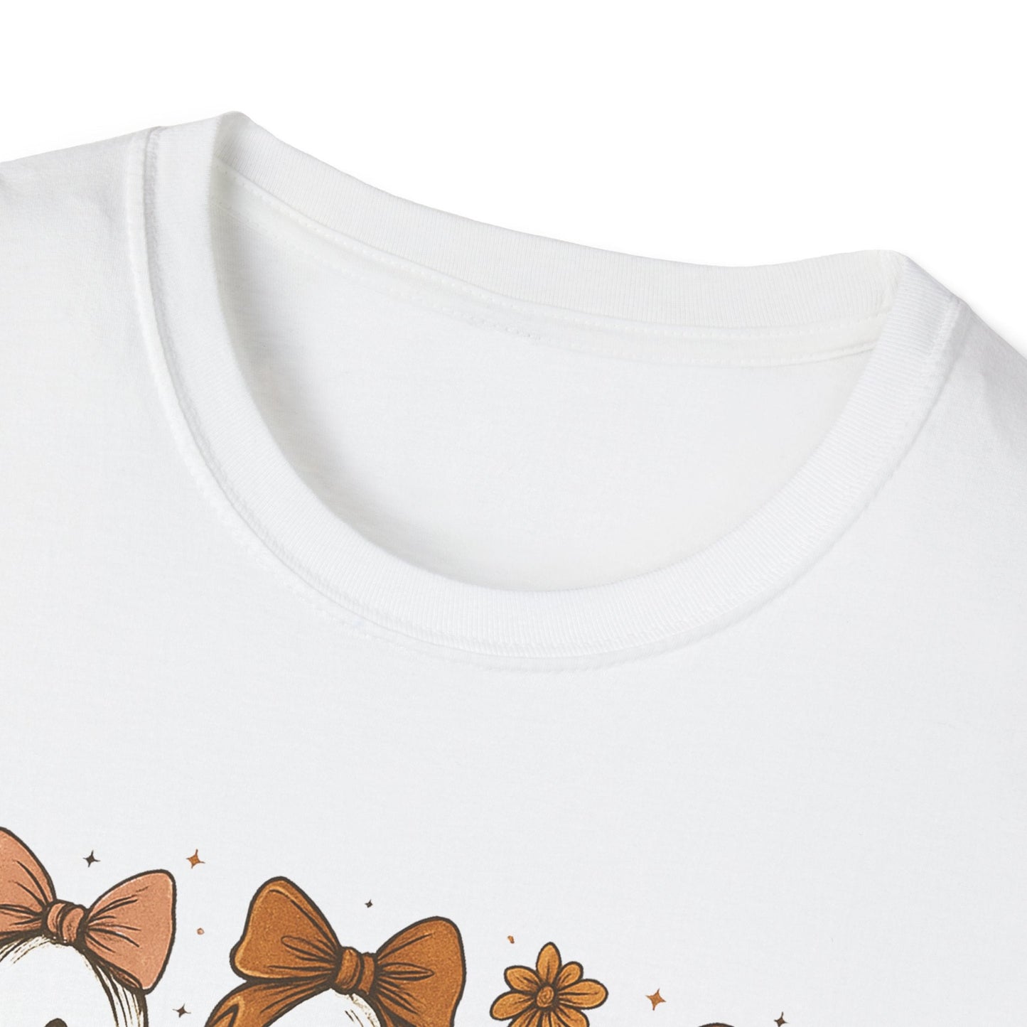 Halloween Squad Ghouls T-Shirt, Unisex Softstyle Tee for Fall Festivities, Cute Ghost Graphic Shirt, Autumn Gift, Spooky Season Apparel - HMDesignStudioUS