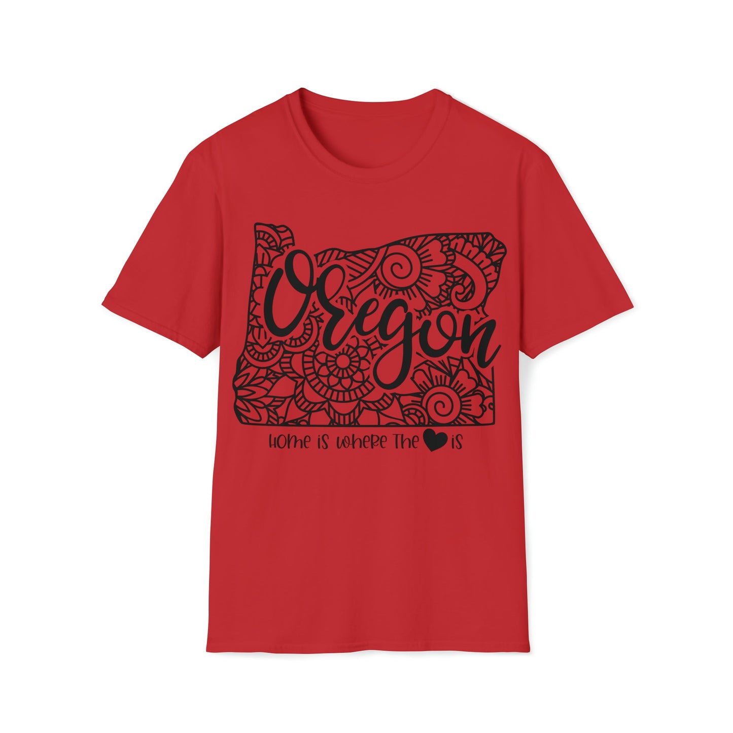 Home is Where the Heart is Oregano T-Shirt - HMDesignStudioUS