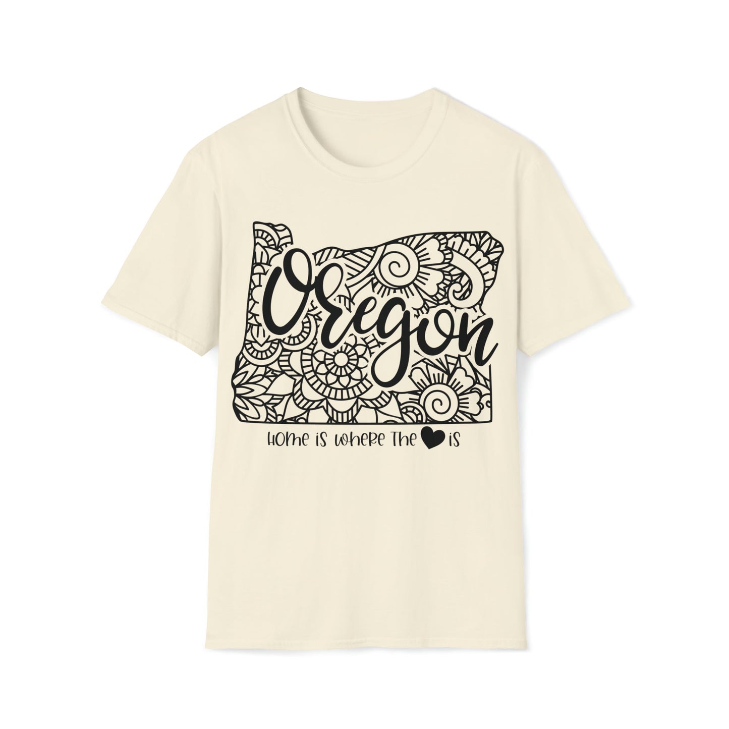 Home is Where the Heart is Oregano T-Shirt - HMDesignStudioUS