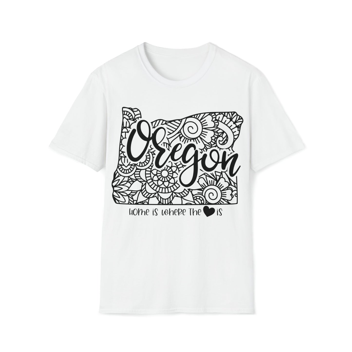 Home is Where the Heart is Oregano T-Shirt - HMDesignStudioUS