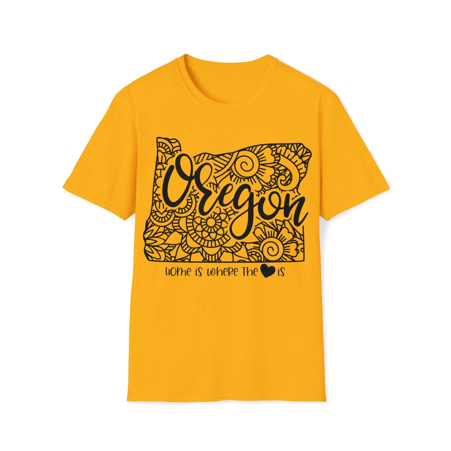 Home is Where the Heart is Oregano T-Shirt - HMDesignStudioUS