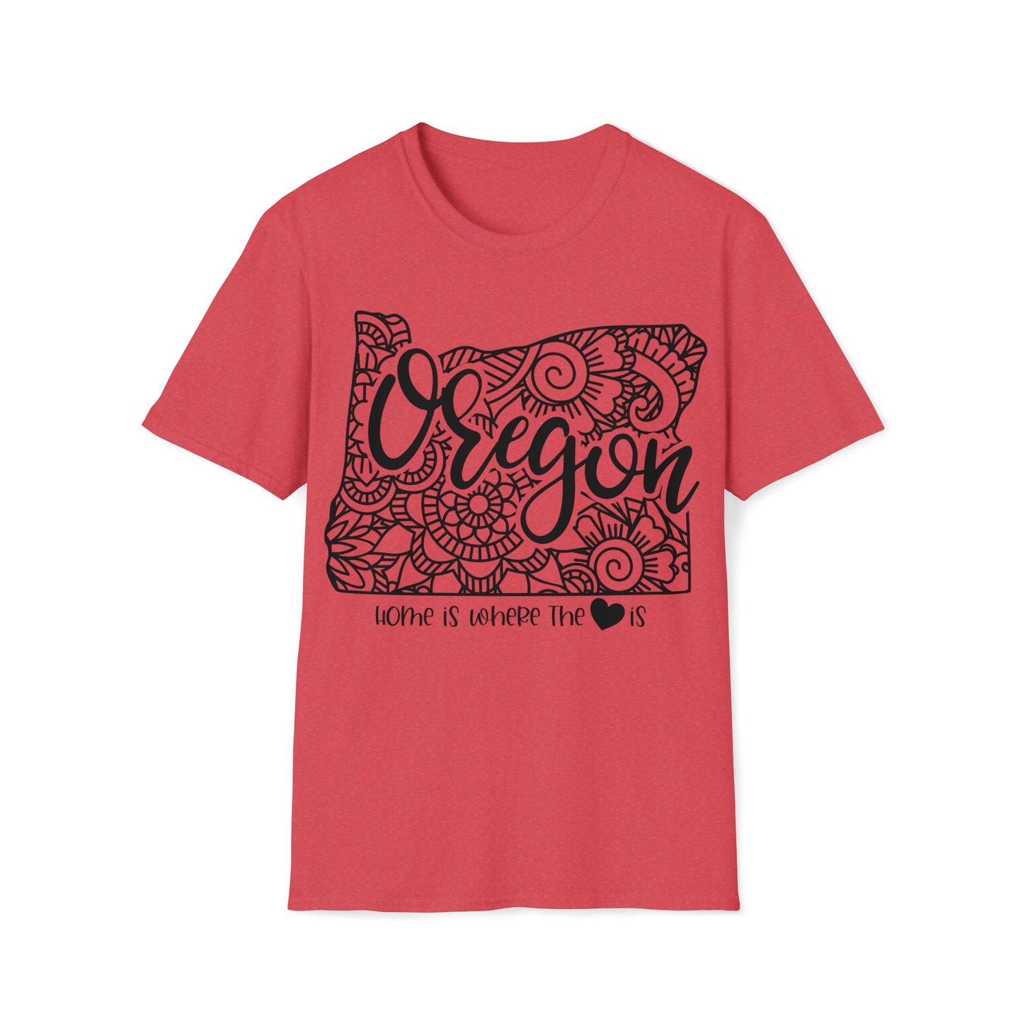Home is Where the Heart is Oregano T-Shirt - HMDesignStudioUS