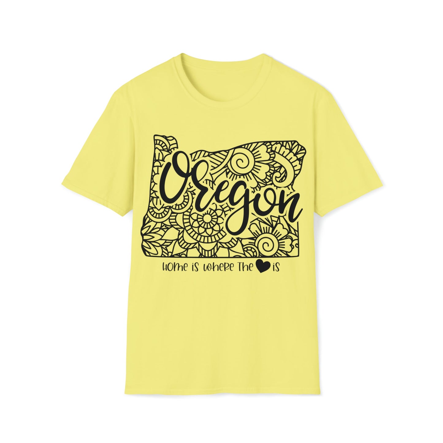Home is Where the Heart is Oregano T-Shirt - HMDesignStudioUS